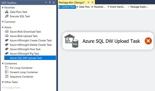 Azure SQL DW Upload Task in SSIS