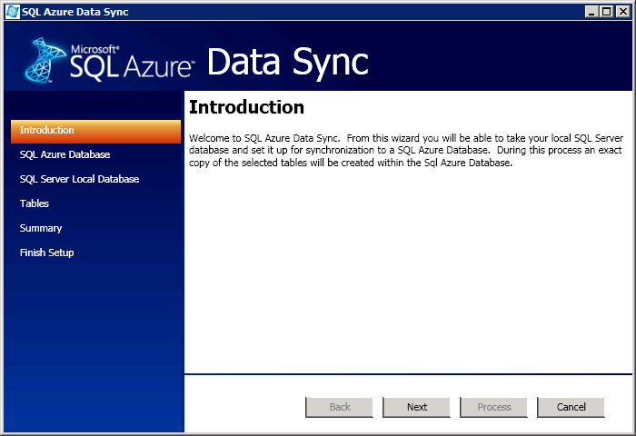 SQL Azure
        Data Sync is a pre-release product aimed at synchronizing data between
        SQL Server and SQL Azure databases.