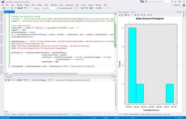 LearnRinVS – Microsoft Visual Studio