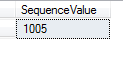 Generate the sequence with column name 