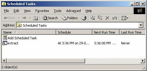 Scheduled Tasks in Windows