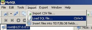 click the “Load SQL File...”