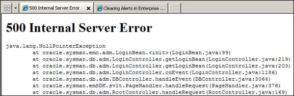 obscure Java error stack